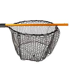 Basket Fishing Landing Retractable Net Aluminum Pole Flat Large Fish Rubber