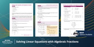 Solving Equations Containing Algebraic