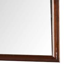 Cherry Brown Modern Wall Mirror