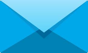 Light Blue E Mail Icon Free Vector Data