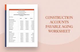 Construction Worksheet Template In