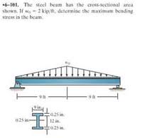 answered 6 101 the steel beam has