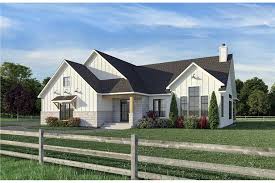 Modern Farmhouse Plan 3 Bedrms 2