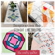 Inspiration For Straight Line Quilting