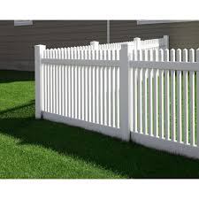 4 Tall Straight Picket Fence