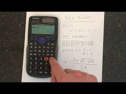 How To Solve Quadratic Equations On A
