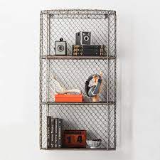 Industrial Metal Floating Shelving