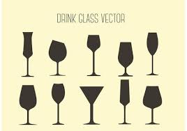 Wineglass Vector Art Icons And
