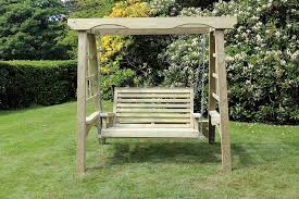 Cottage Garden Wooden Swing 2 Seater