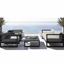 Black Modern Iron Sofa Set Size