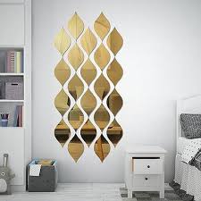 Removable Acrylic Mirror Wall Stickers