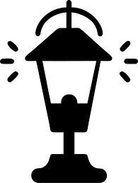 Outdoor Lighting Vector Art Icons And