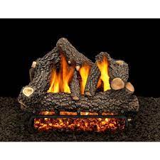 Vented Propane Gas Fireplace Log