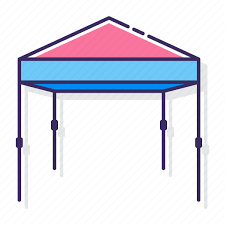 Canopy Shade Tent Icon On