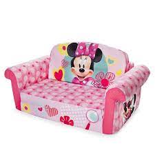 Marshmallow Furniture Kids 2 In 1 Flip Open Foam Sofa Minnie Mouse