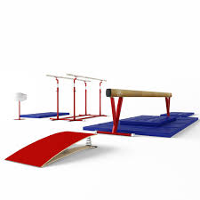 gymnastics balance beam 3d model 19