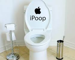 Ipoop Funny Art Sticker For Your Toilet