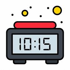 Alarm Clock Digital Time Icon