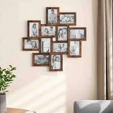 4 In X 6 In Rustic Brown Collage Picture Frame Set Of 12