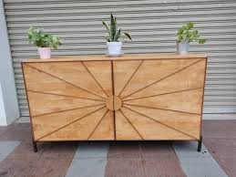 Rubber Wood Sideboard Furniture Home