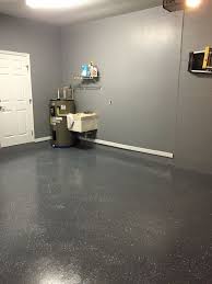 Basement Flooring Gray Painted Walls