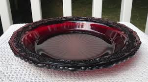 Cape Cod By Avon Ruby Red Pie Plate