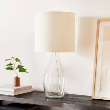 Recycled Glass Table Lamp Modern