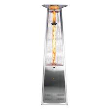 Paragon Outdoor Vesta 42k Btu Flame Tower Heater Stainless Steel