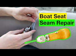 Diy Boat Seat Seam Stitching Repair