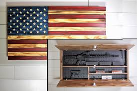 Wood American Flag Fits Ar 15 With