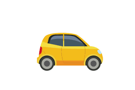 Icon Car Yellow Color Graphic By