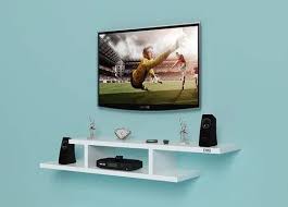 White Wall Mount Tv Unit