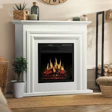 White Corner Electric Fireplaces