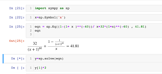 Solving Equation In Python With Sympy