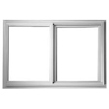 White Aluminum Left Hand Sliding Window