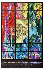 Vintage Chagall Windows Metz Cathedral