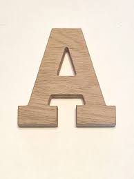 20 Wooden Letters