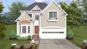 European House Plan With 3 Bedrooms And