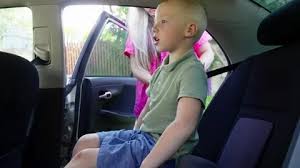 Child Car Seat Stock Footage