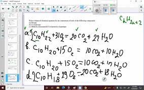 Write A Balanced Chemical Equation For