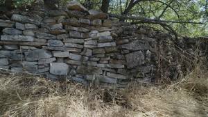 Stacked Stones In Old Dry Wall 4k