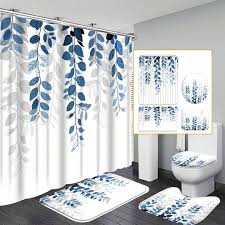 Bathroom Curtain Toilet Seat Cover
