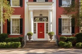 Greek Revival House With Grande Double