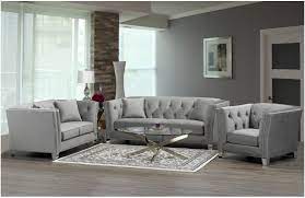 Fabric Grey Canadian Made Sofa Set With