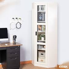 Corner Cabinet Bookcase Storage