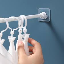 2pcs Shower Curtain Rod Holder