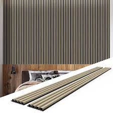 6 Pieces 102 In X 6 5 In X 0 94 In Wpc 3d Wood Wall Paneling For Interior Wall Decor Light Black 27 6 Sq Ft Case
