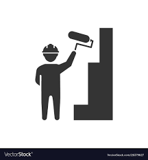 Wall Painting Icon Royalty Free Vector