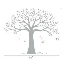 Simple Shapes Family Tree Wall Decal