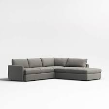 2 Piece Right Arm Bumper Sectional Sofa